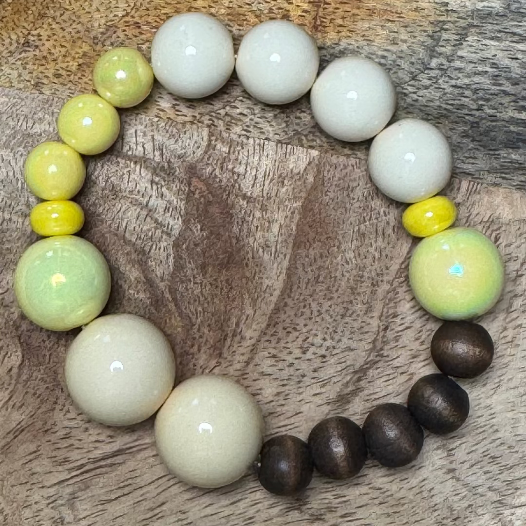 Zomer | Color Noise | armband Geel | Ouroboros By Soraya