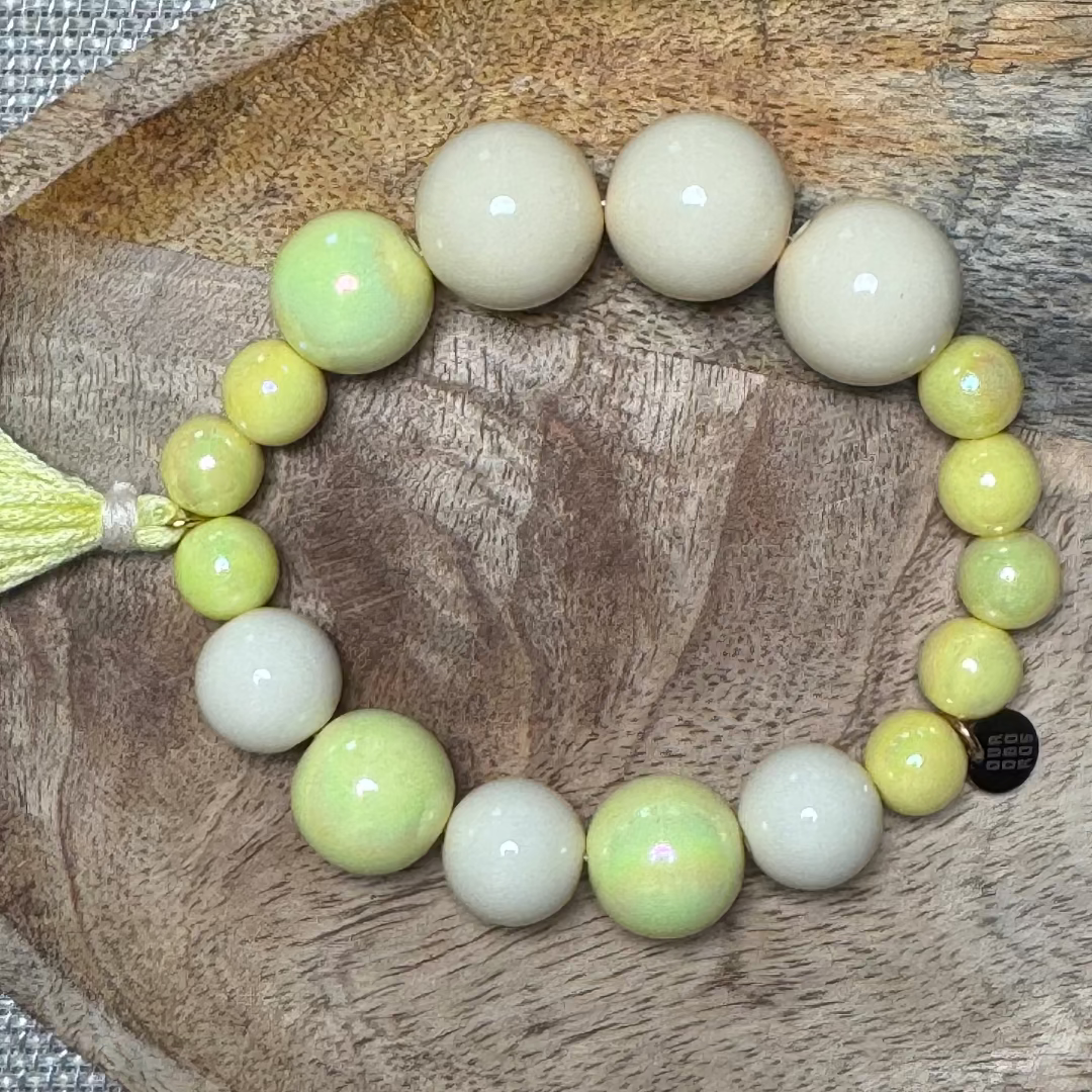 Zomer | Color Noise | armband Geel | Ouroboros By Soraya