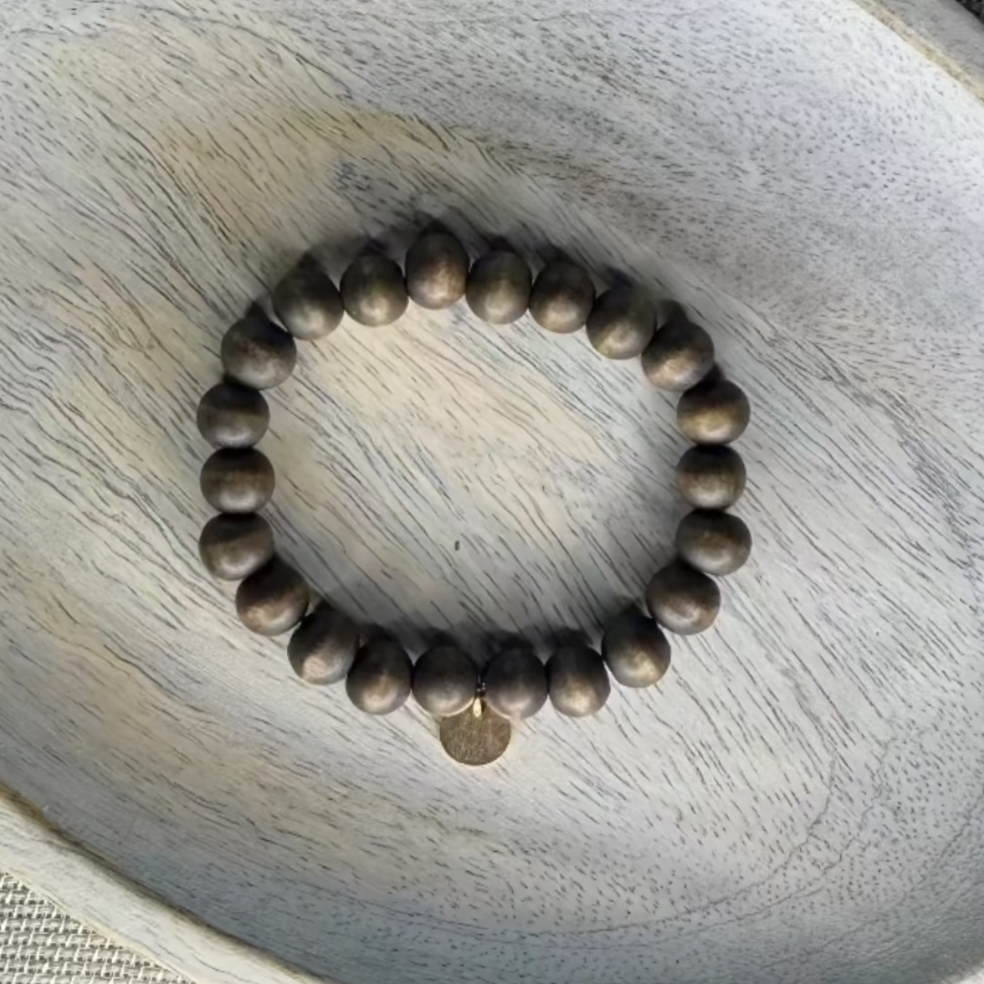 Mystic Oudh | Armband 4 | Hout | One Size | Ouroboros By Soraya