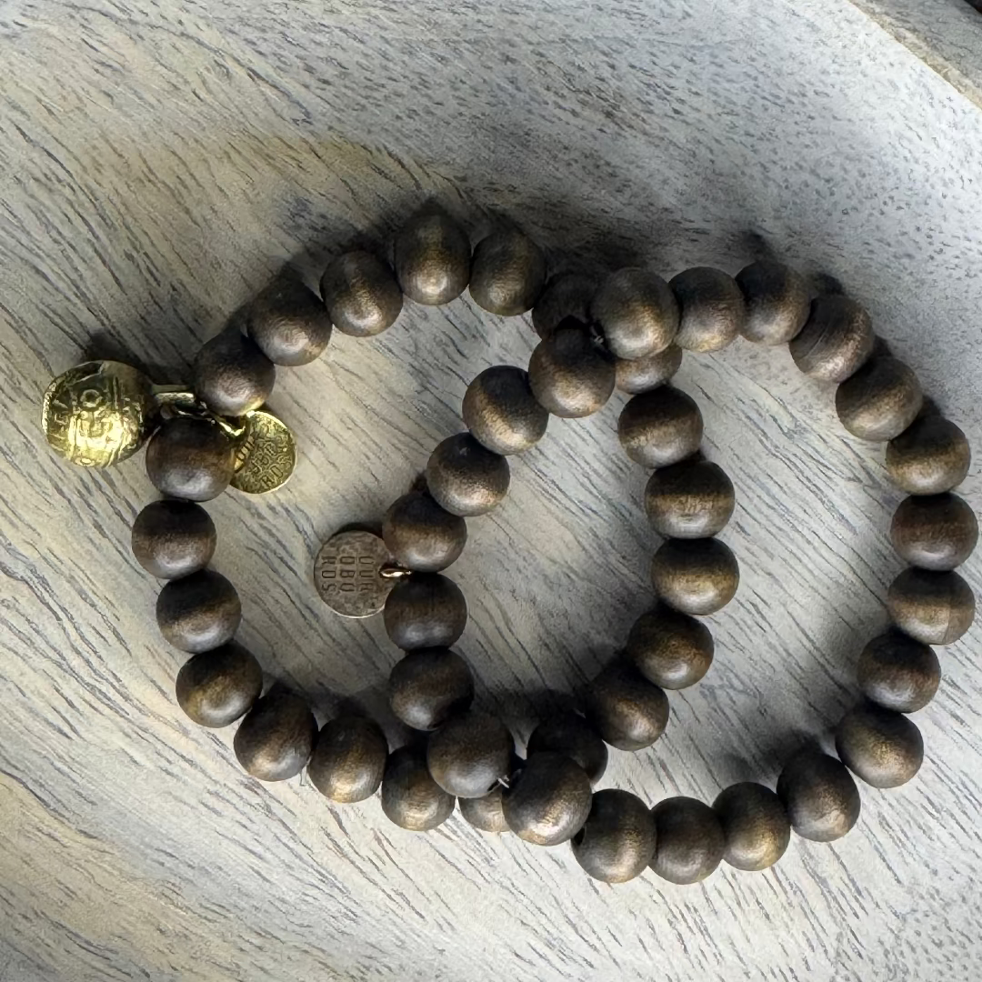 Mystic Oudh | Armband 4 | Hout | One Size | Ouroboros By Soraya