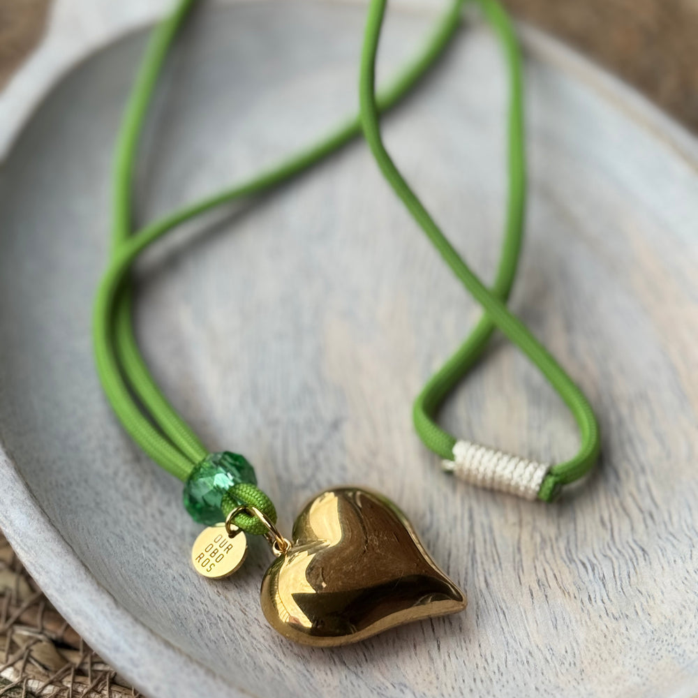 
                      
                        Ketting Hart met Swarovski Kraal | Ouroboros By Soraya
                      
                    