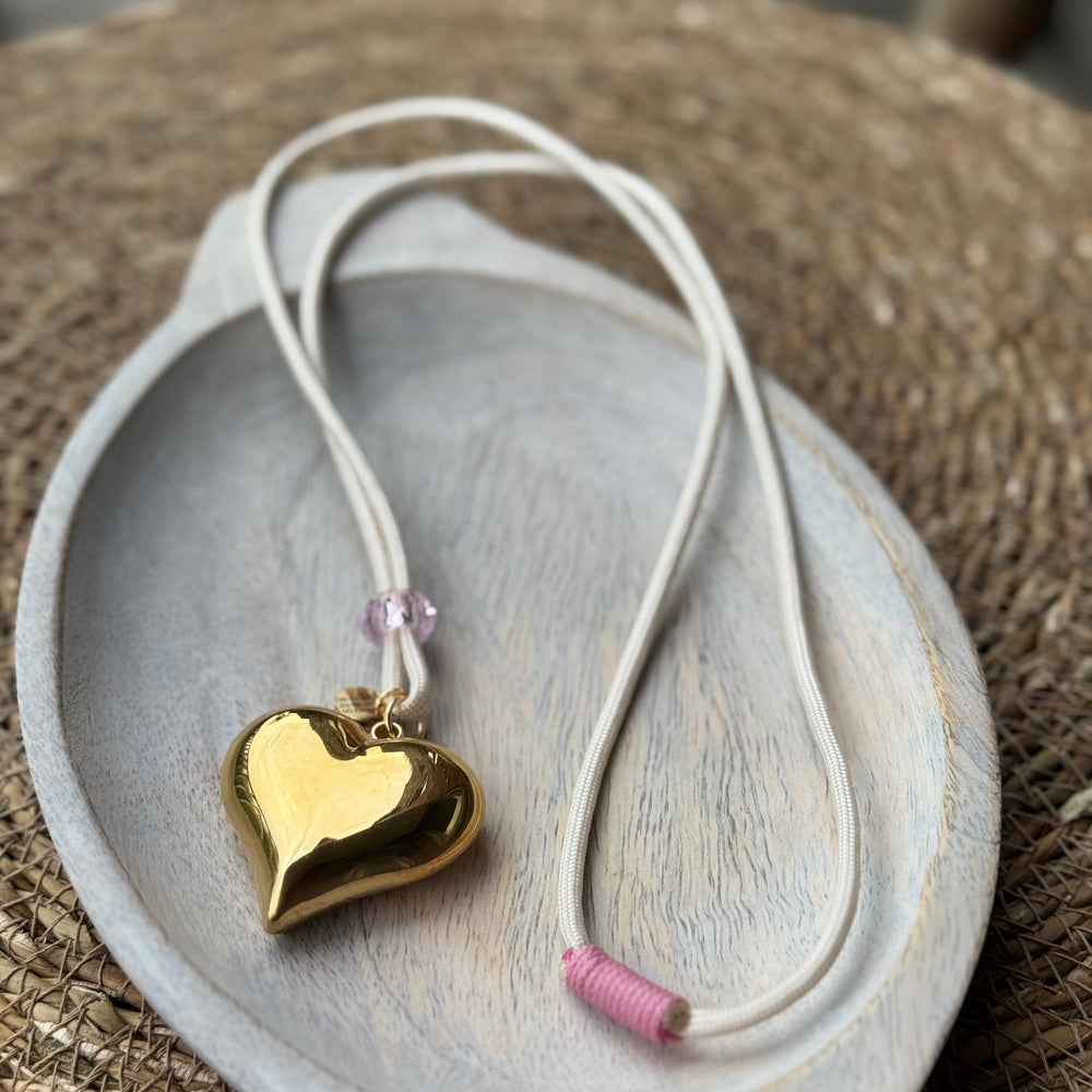 
                      
                        Ketting Hart met Swarovski Kraal | Ouroboros By Soraya
                      
                    