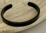 Armbanden - Be One with Yourself - Back To Black - Manchet